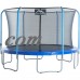 SKYTRIC 11-Foot Trampoline, with Safety Enclosure, Blue   
